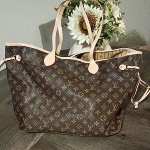 Boutine LA Brown Monogram Tote